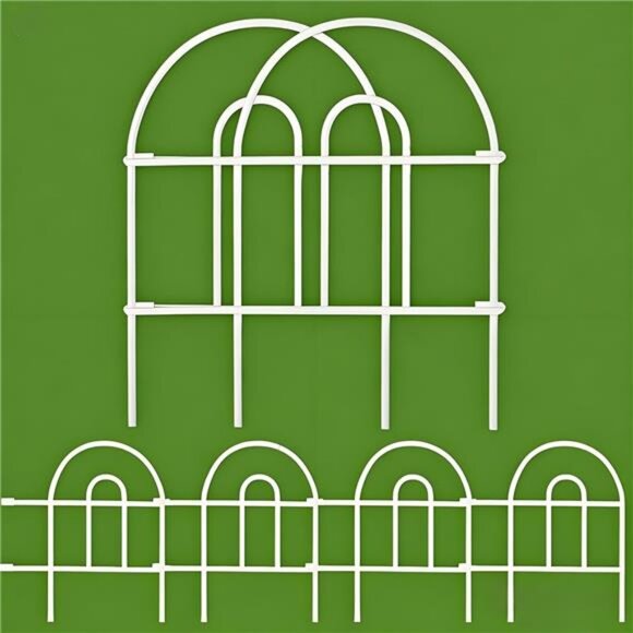 35 Panels 18in(H)×50ft(L) Decorative Garden Fences and Borders for Dogs Garden - Picture 1 of 7